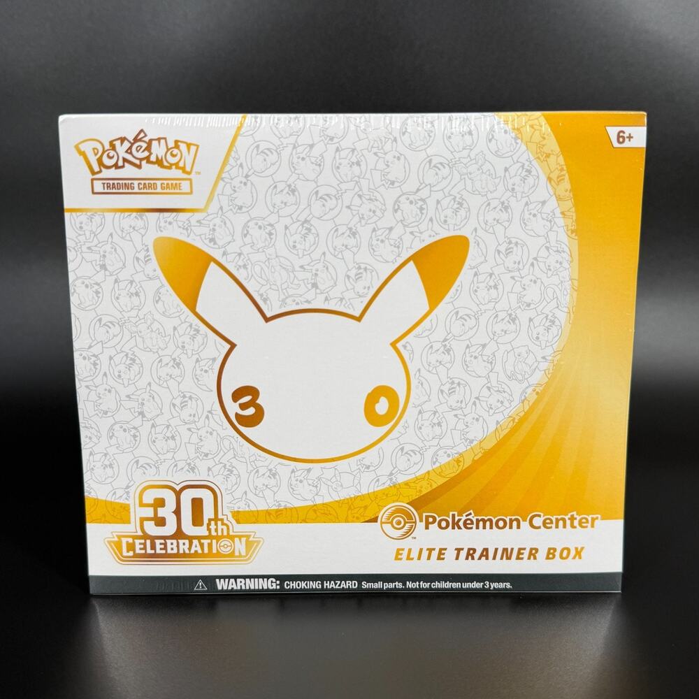 Pokémon Center 30th Celebration Elite Trainer Box ETB Sealed English
